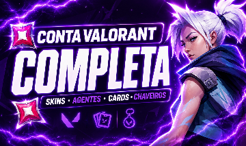 CONTA VALORANT FA | VANDAL SAQUEADOR, ROSEIRAL SOMBRIO E + | ENTREGA AUTOMÁTICA