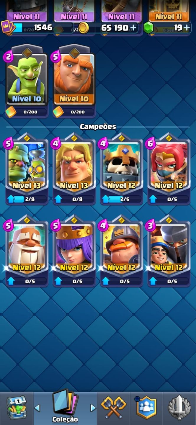 CONTA ÚNICA!!! Clash Royale conta avançada