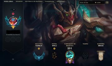 CONTA HANDLEVEL PLATINA 4 64 SKINS - 1 ULTIMATE E DARIUS MECH