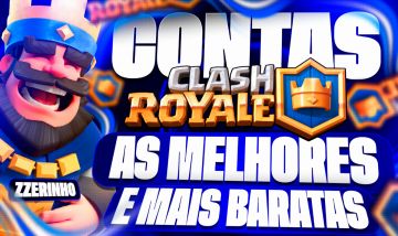 Conta Clash Royale Arena 18 (6500 troféus)