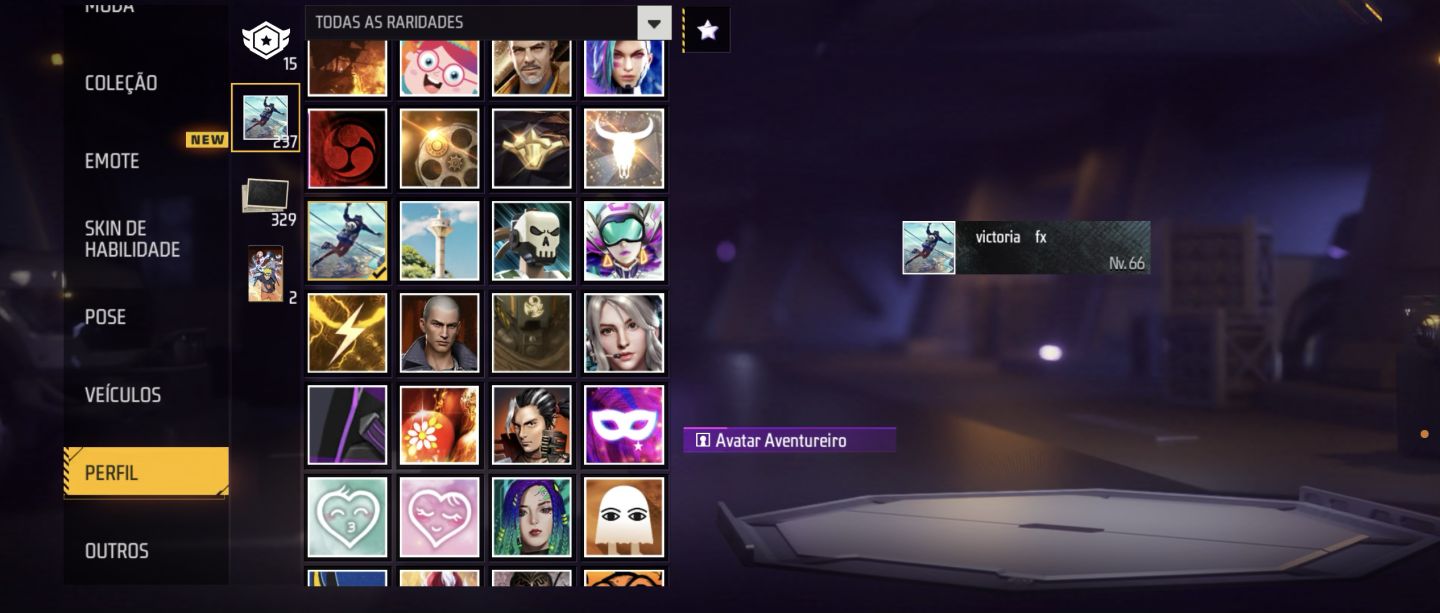 Conta FF Antiga Lvl 66 Com Angelical Azul E Skins Naruto
