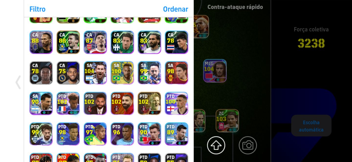CONTA DE EFOOTBALL top com 2 blitz culer top raros