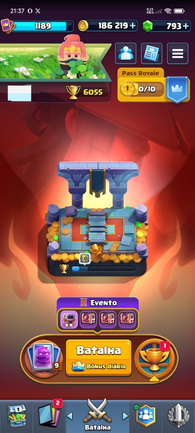 Conta Braw Stars 57k + Clash Royale 6K