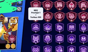 CONTA NO BRAWL 128K DE TROFÉU E TODOS BRAWLERS ACIMA DO PRESTÍGIO 1