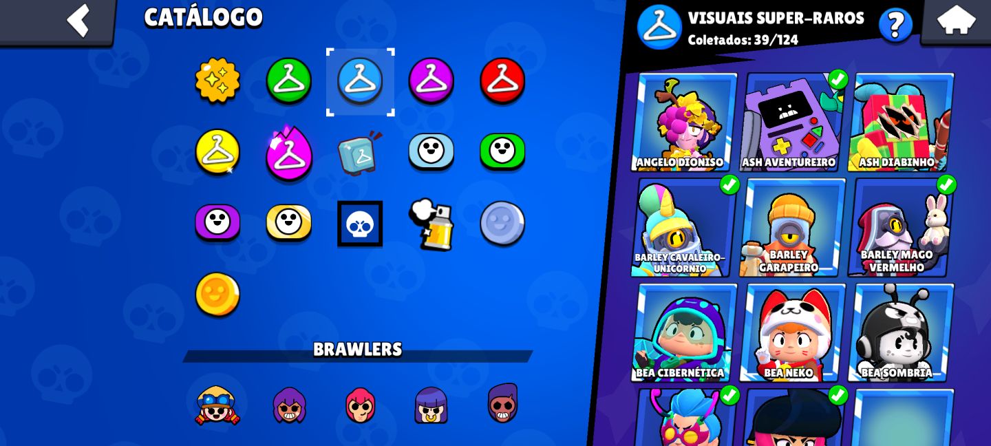 CONTA DE BRAWL STARS | 22k de moeda e 90 brawler