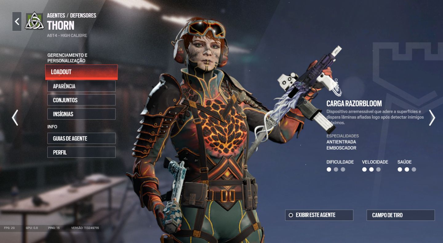 CONTA R6 , EX CHAMPION , KD 1.4 LIFETIME COM MUITA SKIN TRYHARD