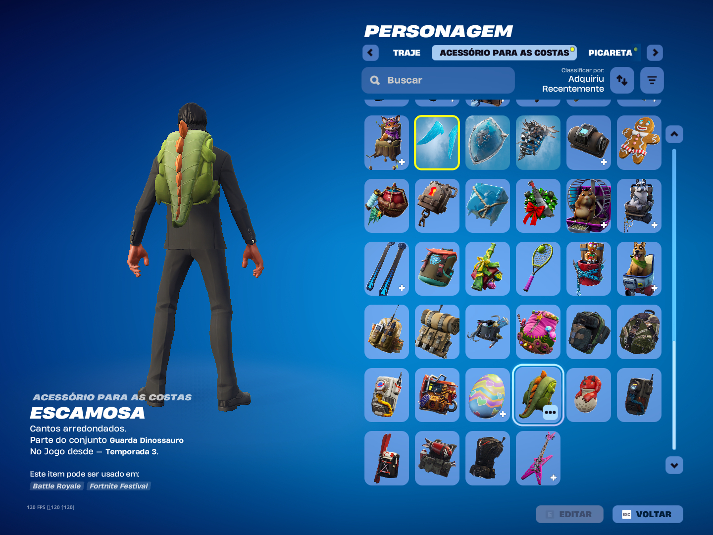 Conta S3 e algumas skins e temporadas