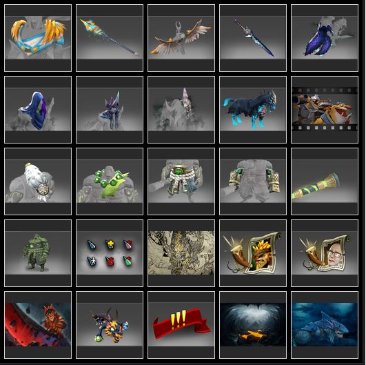 Conta Dota 2 - Collector's Cache 2015 DK + World Chasm Enigma + 350 Itens
