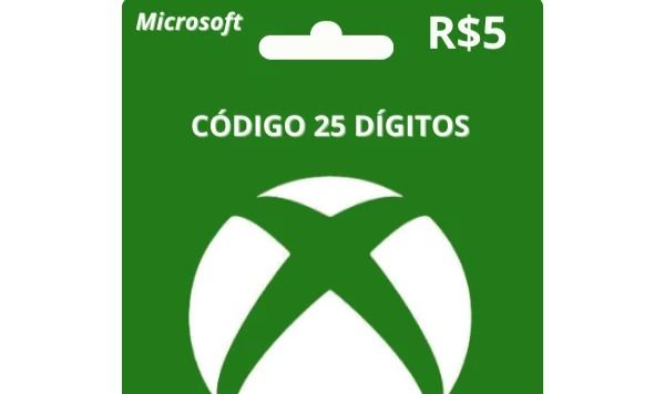 XBOX - R$ 5,00 (GIFT CARD)