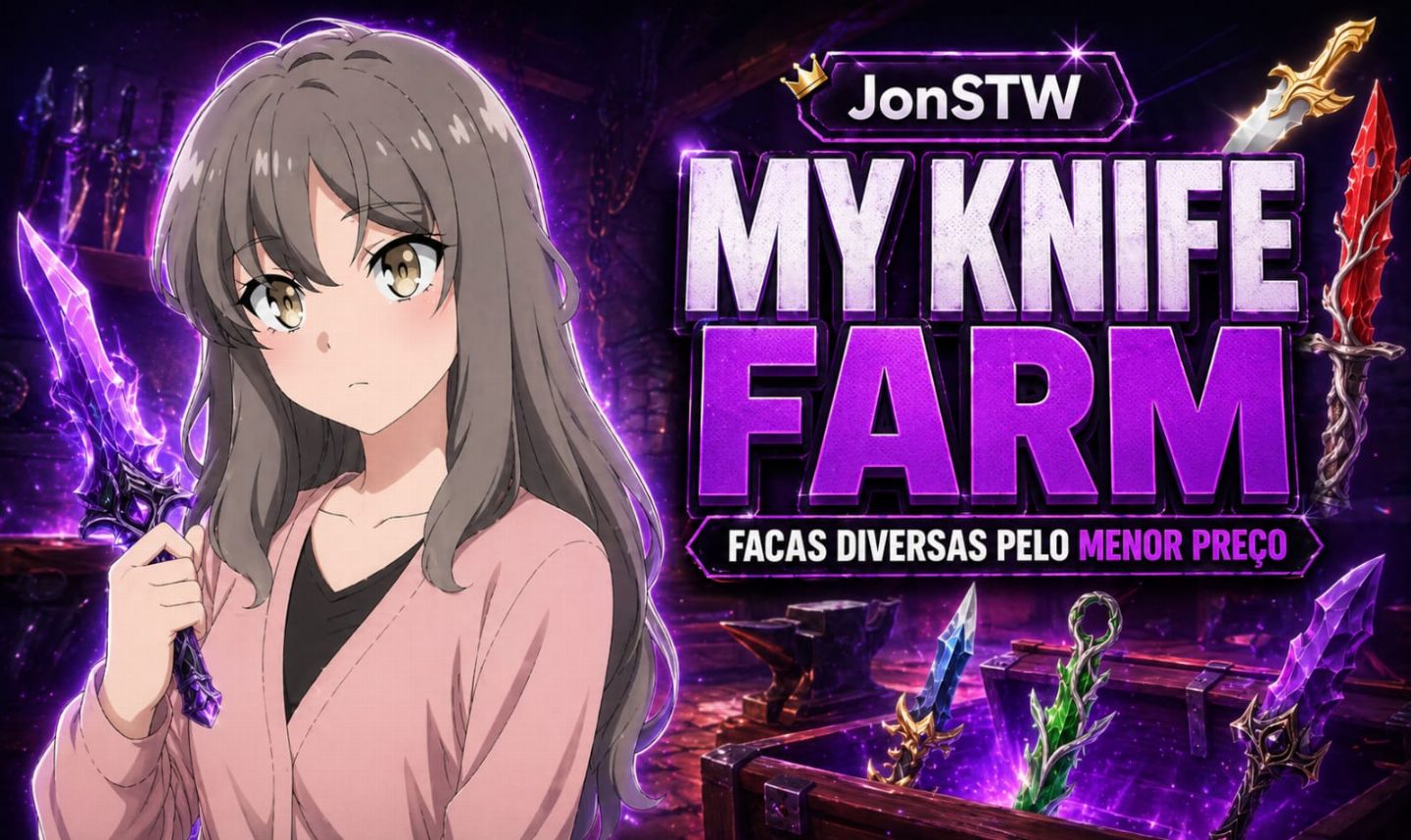 [MINHA FAZENDA DE FACAS] MY KNIFE FARM | FACAS INSANAS PELO MENOR PREÇO!!