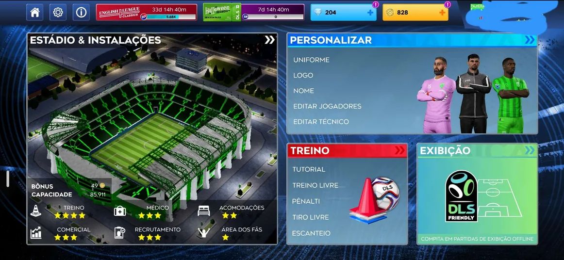 CONTA DLS 26 ELENCO MUITO FORTE | TIME COMPLETO PARA SUBIR DE DIVISÃO E COMPETIR
