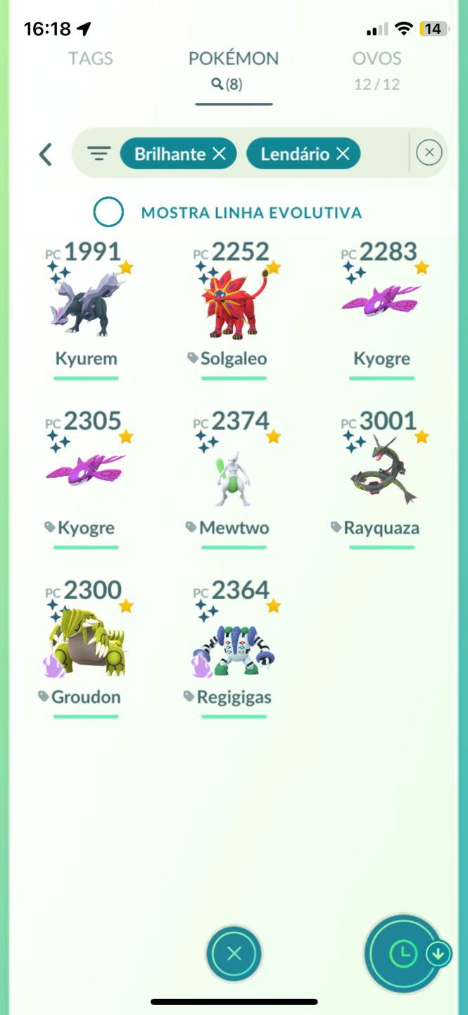 Conta Pokémon go para já começar o jogo bem.