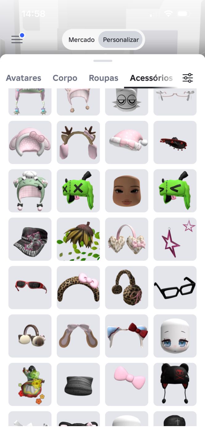 Conta Feminina Roblox Focada em skins e mm2