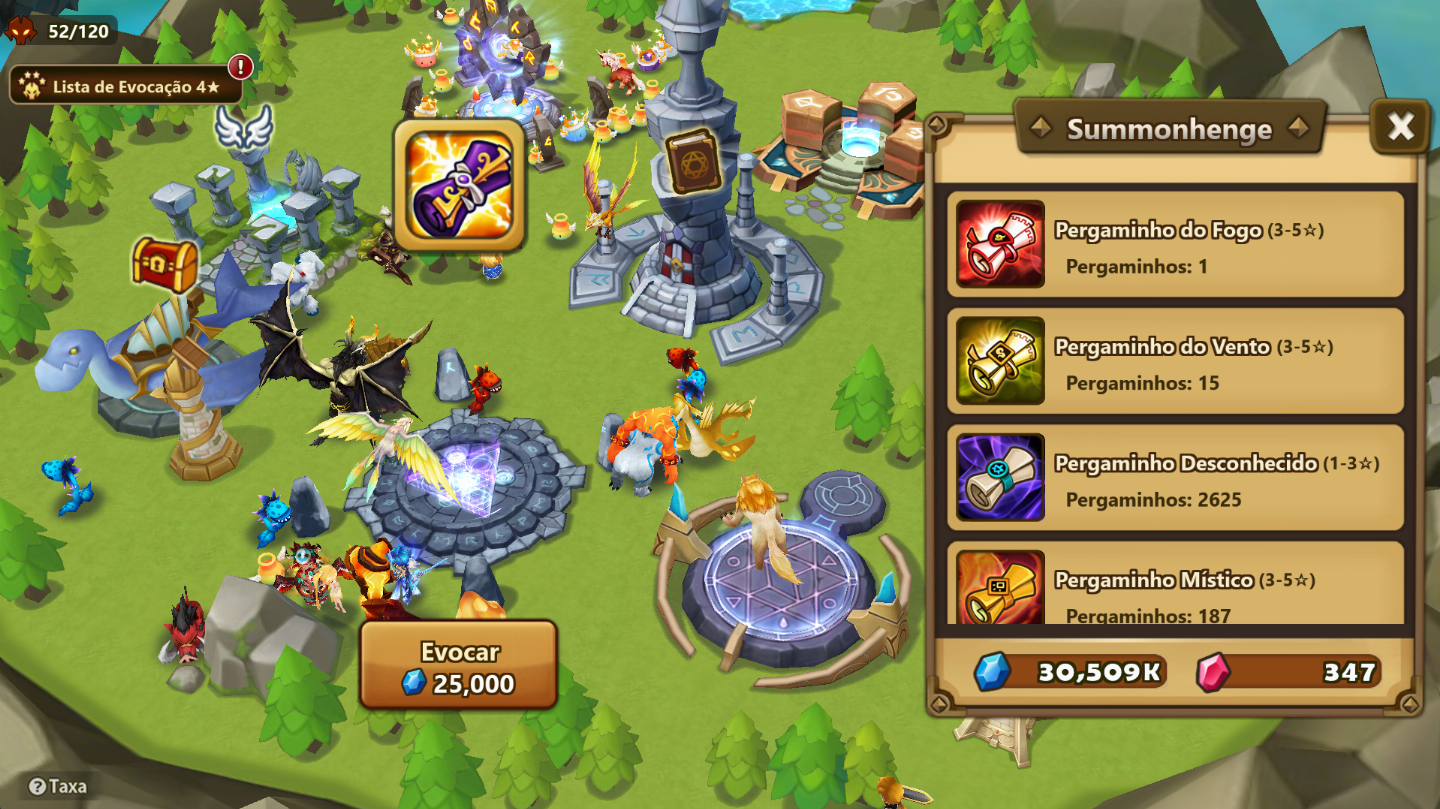 CONTA COM SHAN + 2 NAT5 + MENOS DE 1 ANO DE CRIACAO + SCROLLS + EVENTO ATIVO