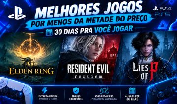 Jogos PS4/PS5 Aluguel por 30 Dias | Primária ou Secundária