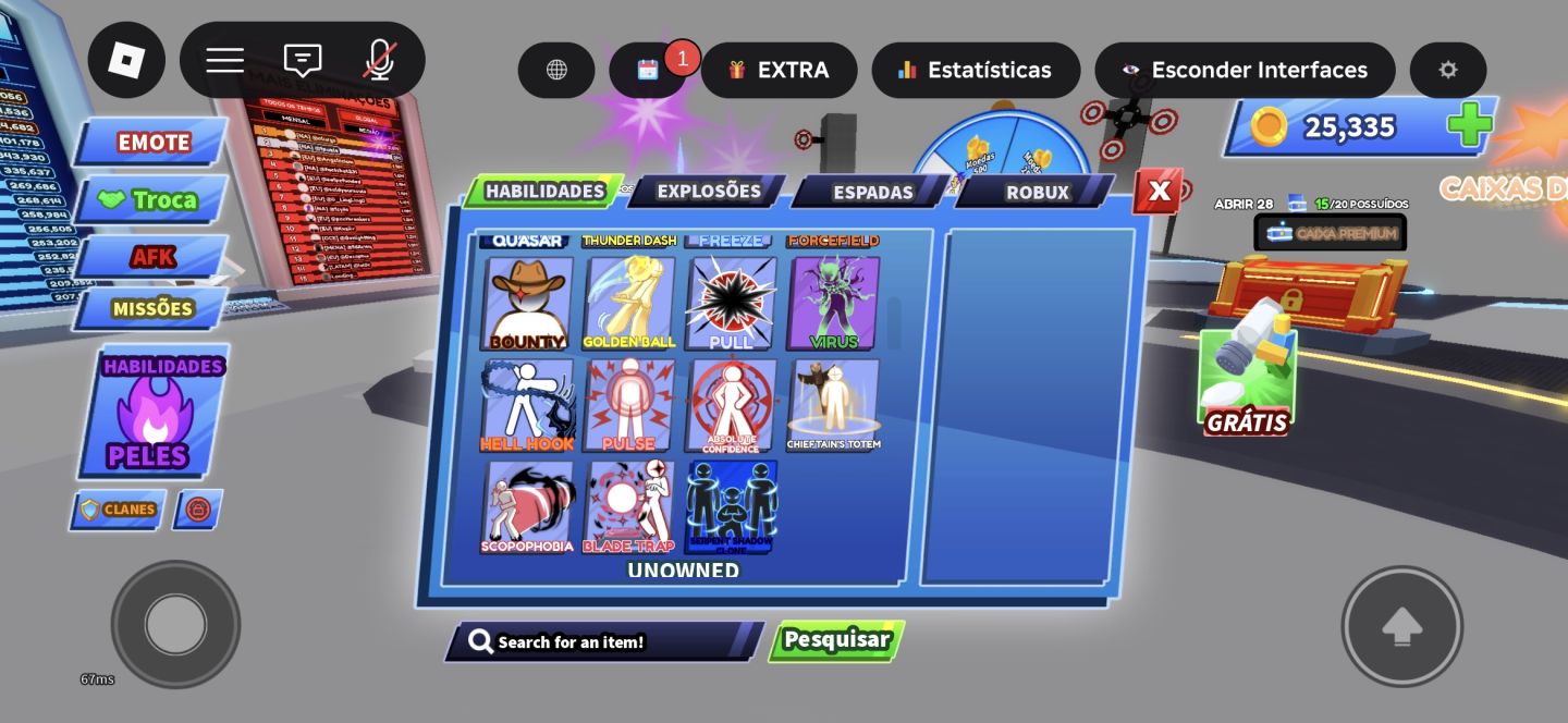 Conta de Roblox