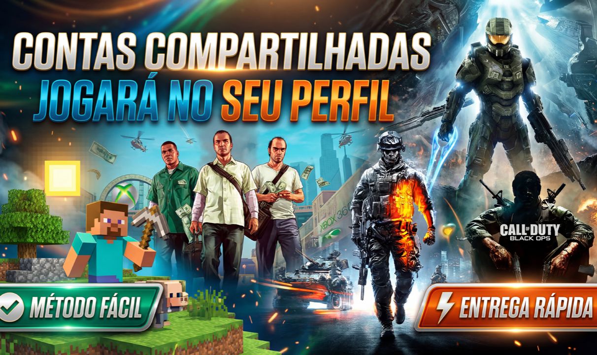 Jogos para Xbox 360 (Midia Compartilhada) Midia Digital Original