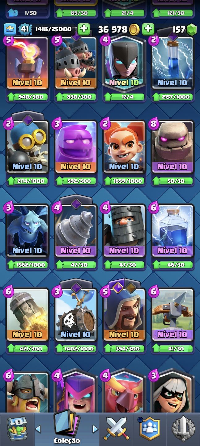 Conta de Clash Royale com 8597 troféus CONTA ANTIGA!!