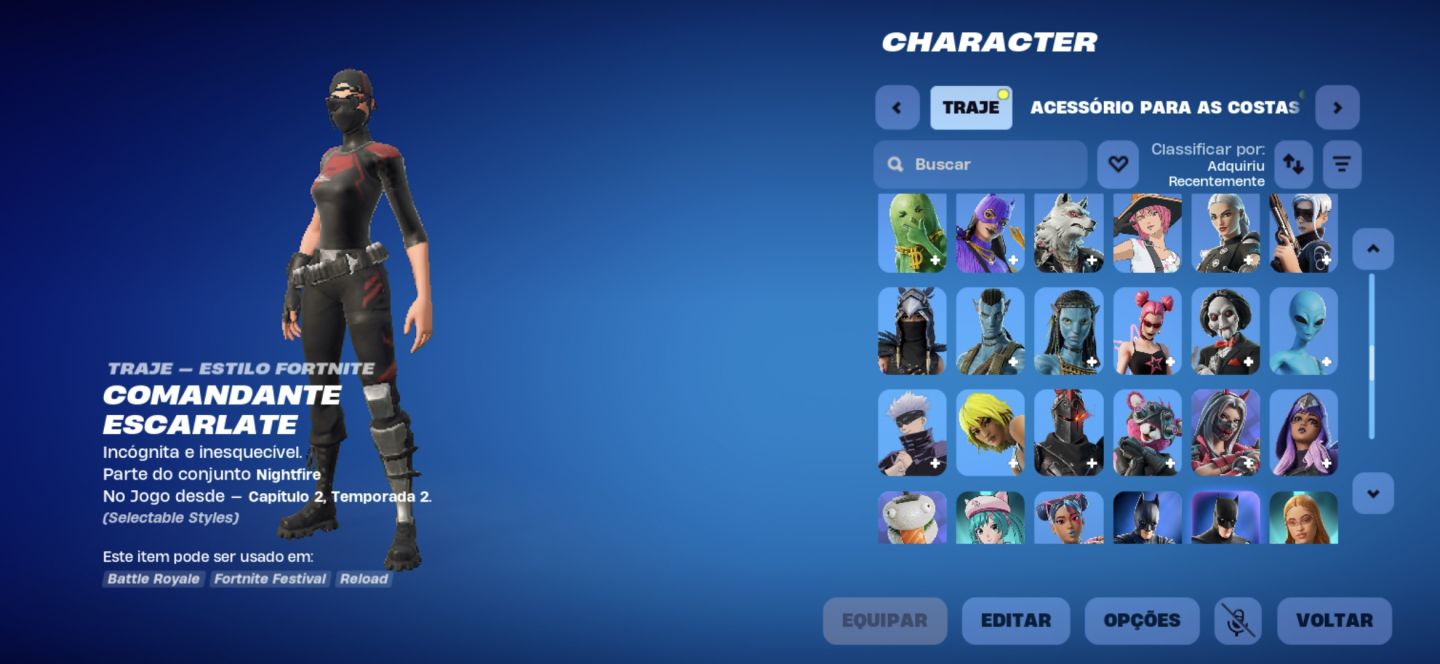 CONTA FORTNITE À VENDA | SKINS RARAS, CARROS BMW E LAMBORGHINI, EMOTES...