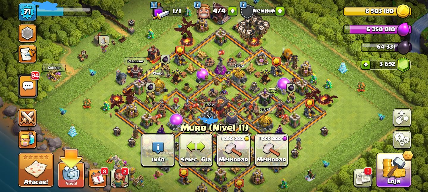 CONTA CLASH ROYALE CLASH OF CLANS E BRAWL STAR!!