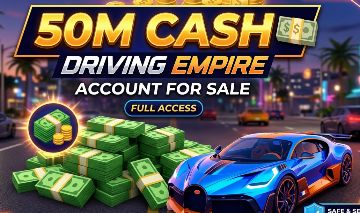 Contas Driving Empire | MUITO DINHEIRO (Cash) & Carros