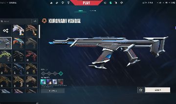 Conta de valorant com skins de vandal e phantom.