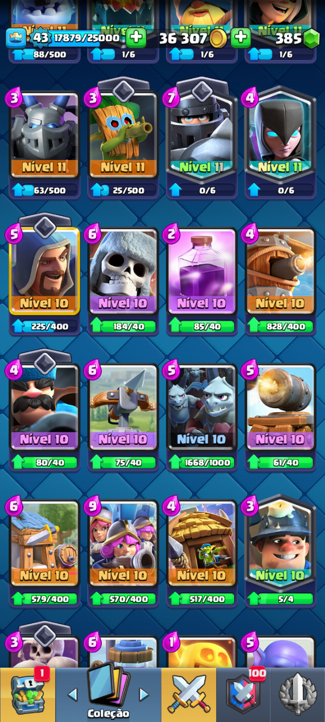 Conta de Clash Royale 7 anos com 3 evo