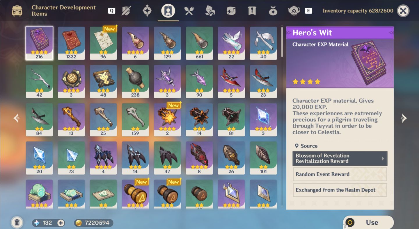 [ Ar55 | 13x 5 ] Eula, Raiden, Cyno +Ass, Columbina +++ (Leia Descrição)