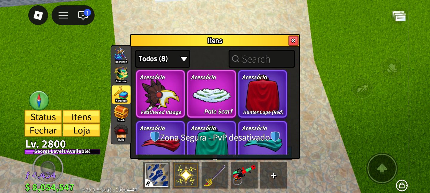 CONTA BLOX FRUITS | LEVEL MAX | GHM | PAIN INVENTÁRIO