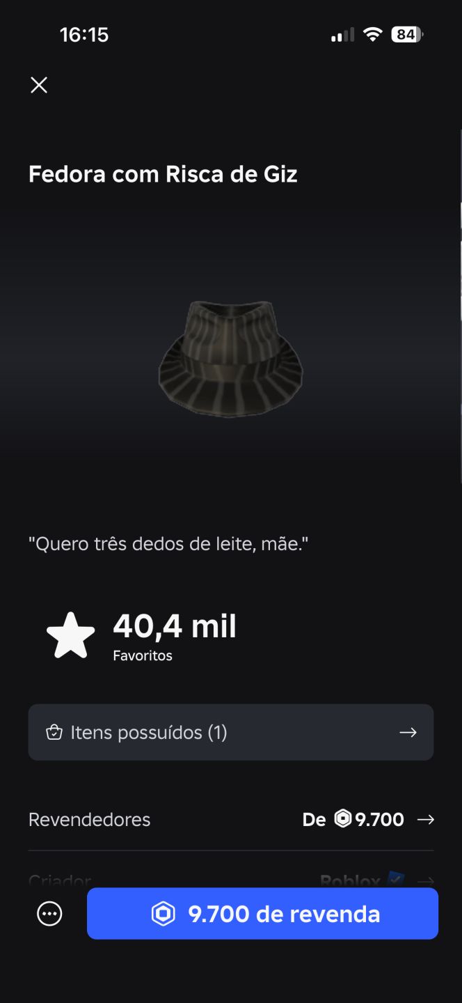 CONTA ROBLOX PREMIUM | +120K ROBUX EM INVENTÁRIO | +1 MILHÃO DE ROBUX INVESTIDO