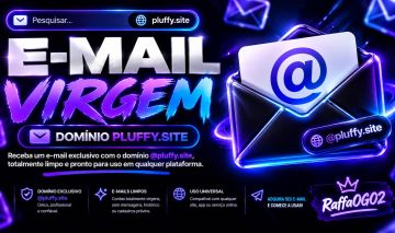 E-MAIL VIRGEM (PELO MENOR PREÇO)