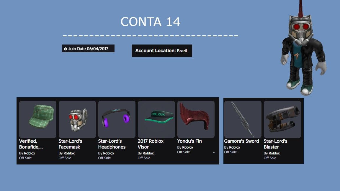 50% CONTAS ANTIGAS ROBLOX + OFFSALES + Bundle Rara