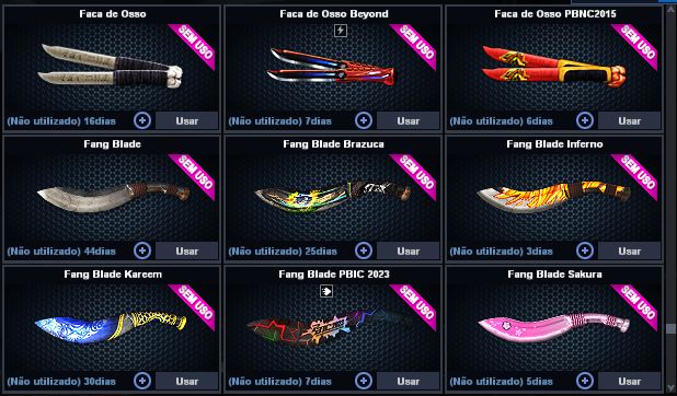 Conta PointBlank - Itens raros/exclusivos