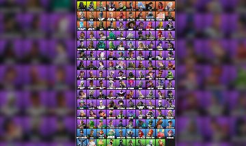 CONTA FORTNITE 149 SKINS | DARTH VADER, PETER GRIFFIN, OPTIMUS