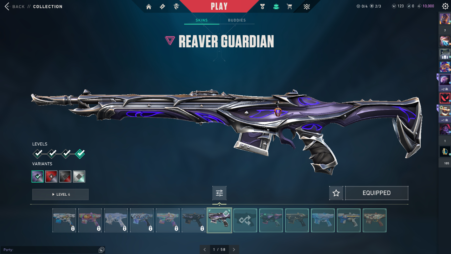 CONTA DO VALORANT COM MAIS DE 20 SKINS EXCELENTES