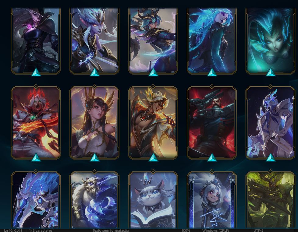 Vendendo Conta de League of Legends e Valorant(menos informação pois não baixei)