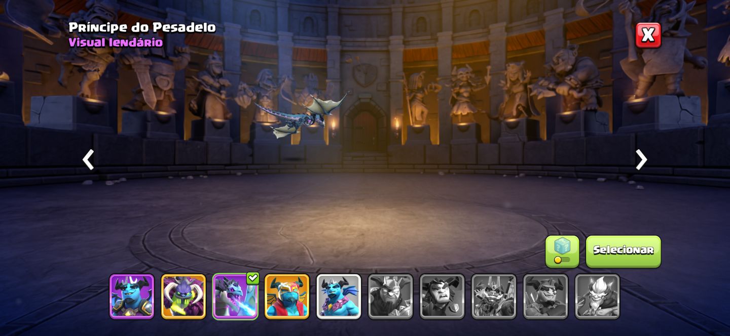 Conta cv 18, 99% maximizado, habilidades full, paisagem lendaria, diversas skins