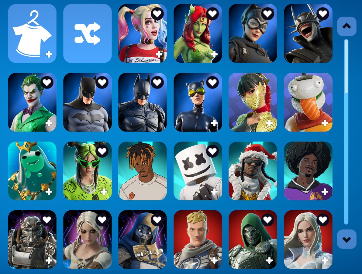 Conta Fortnite com muitas skins único dono