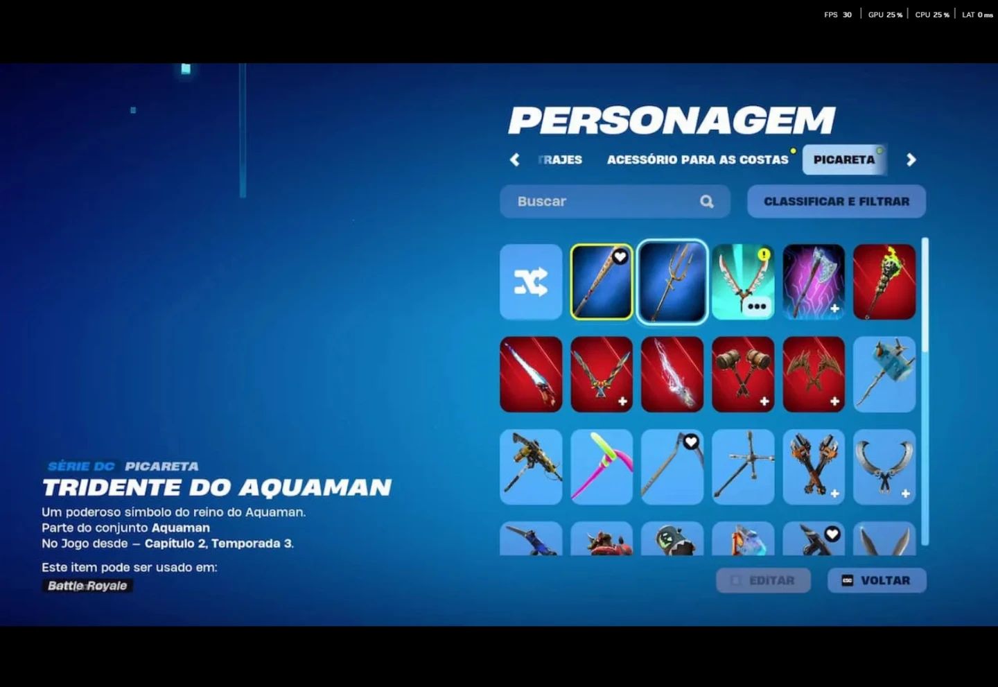 Conta de fortinite muito rara, cavaleira rubra, picareta de brinquedo, caveirao
