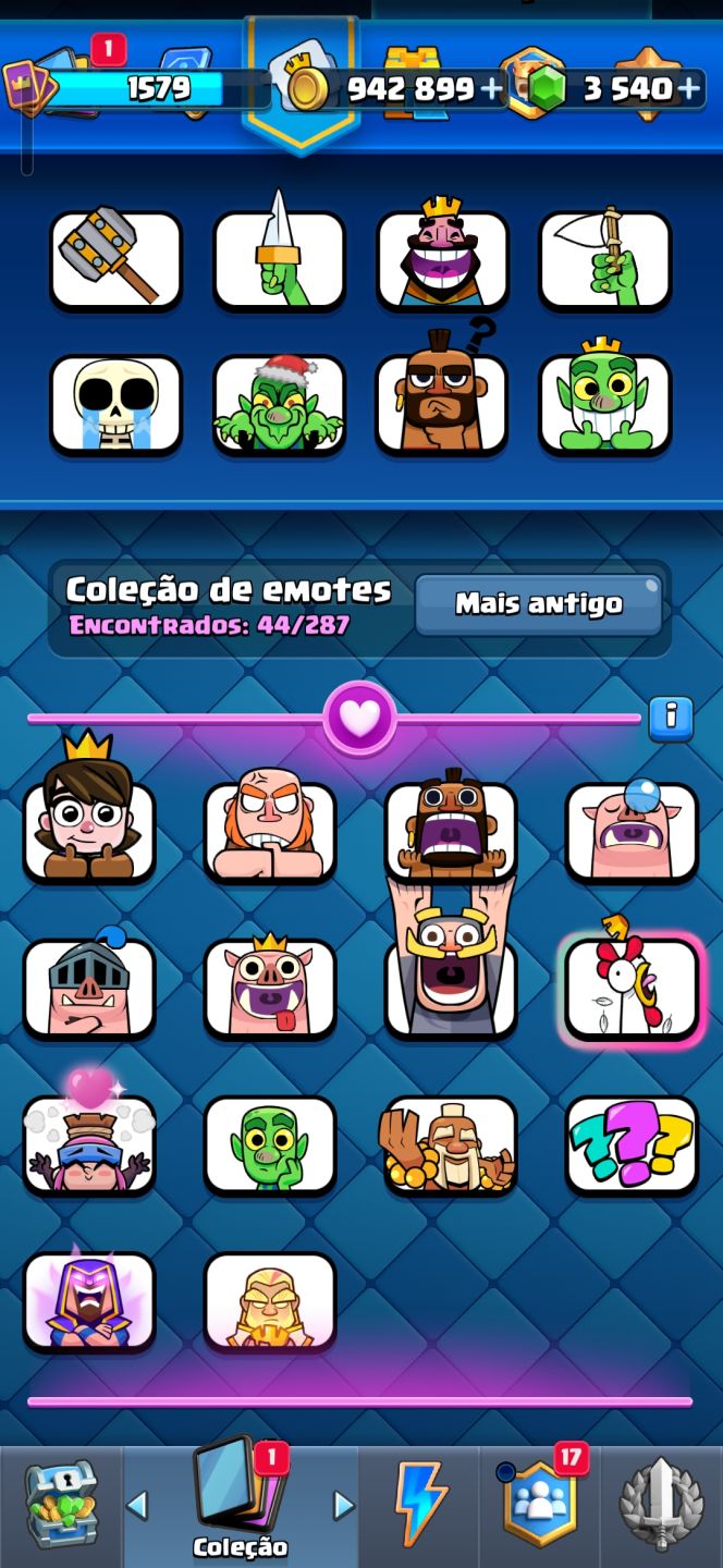 Conta clash royale +9000 troféus