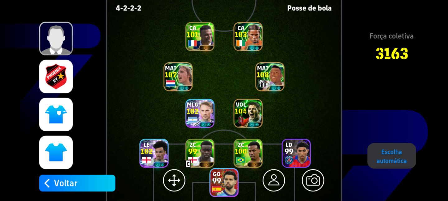 Efootball 2026 | Conta 3160+ de Força | Pelé e Cruyff| Pra sair RÁPIDO!!!