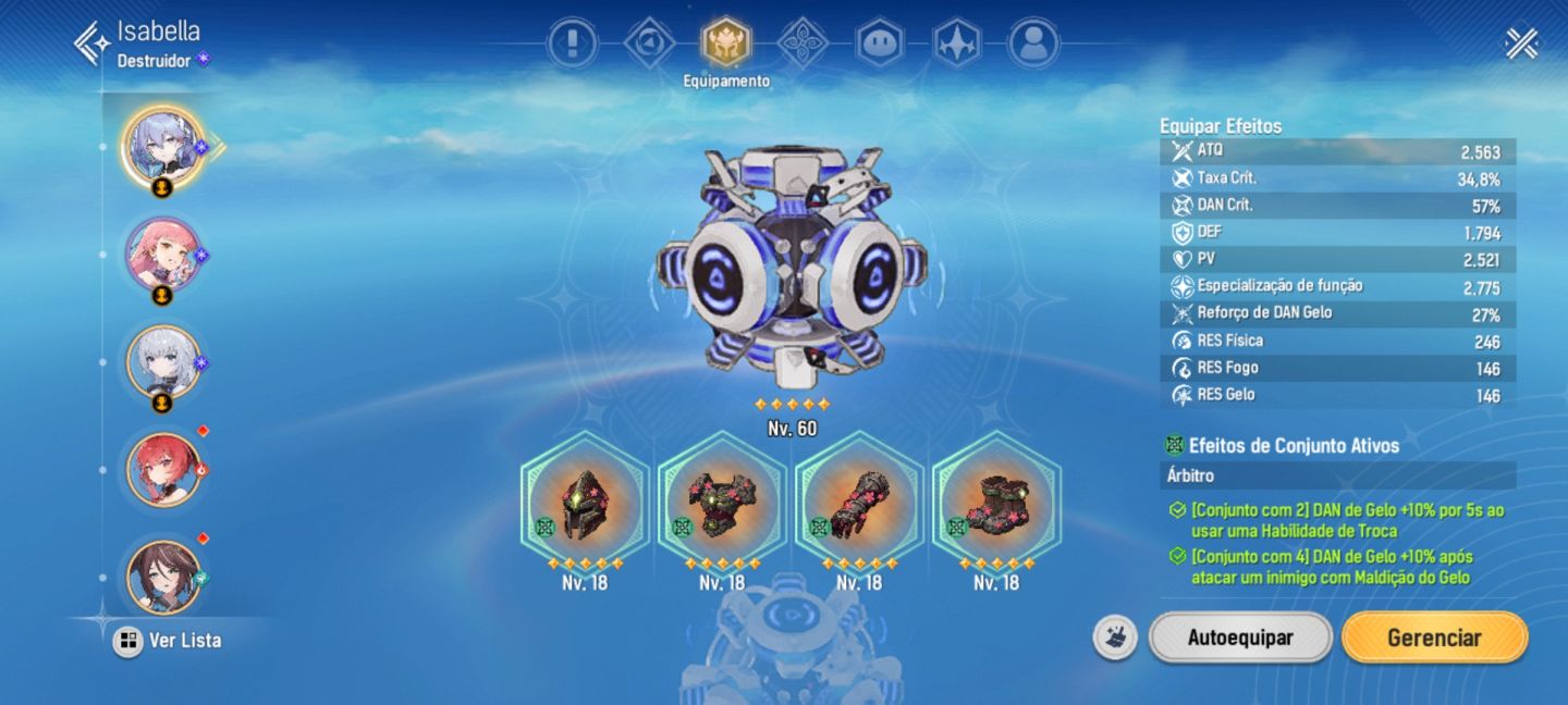 Mongil star dive Isabella C3 arma c2