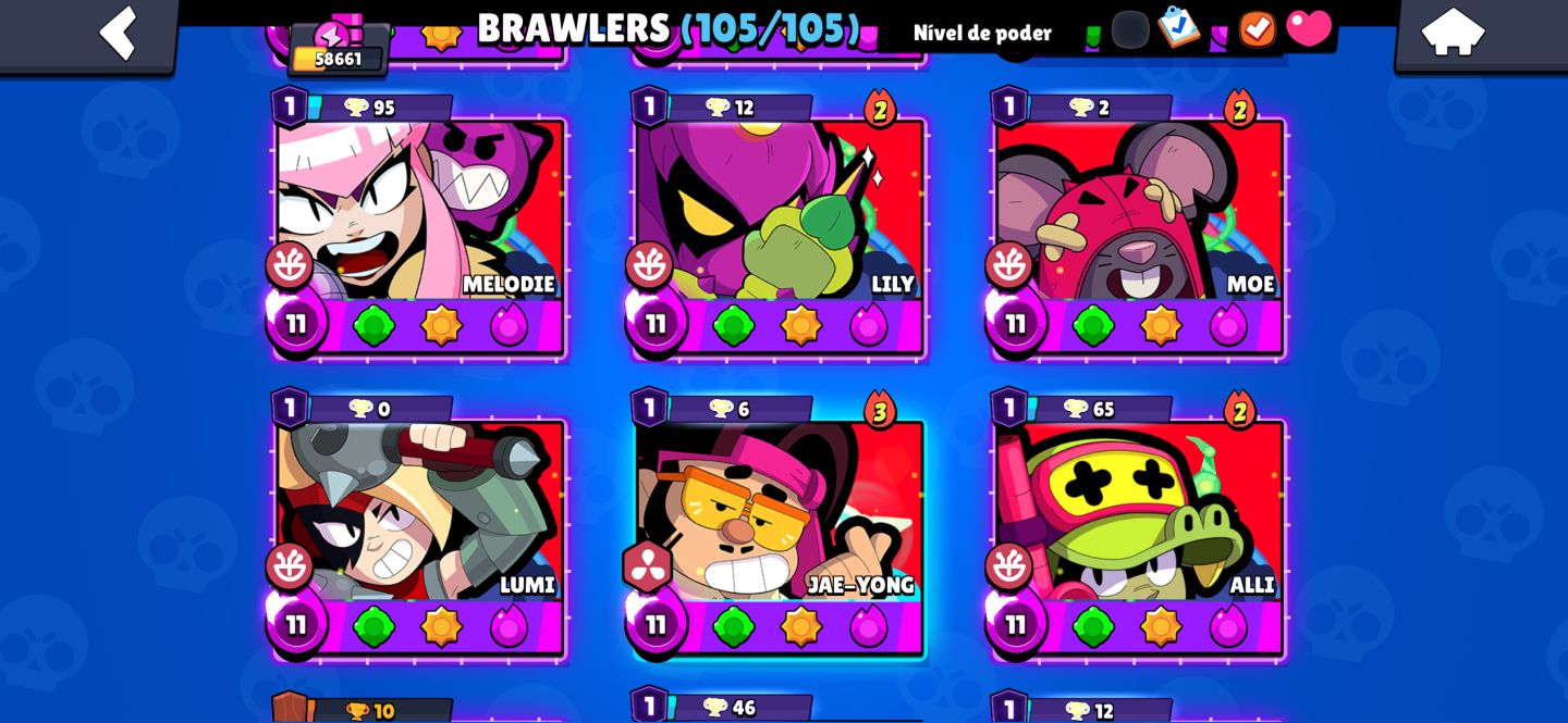 Conta Brawn Stars 2020 58K | Skins RARÍSSIMAS e Coleções Exclusivas