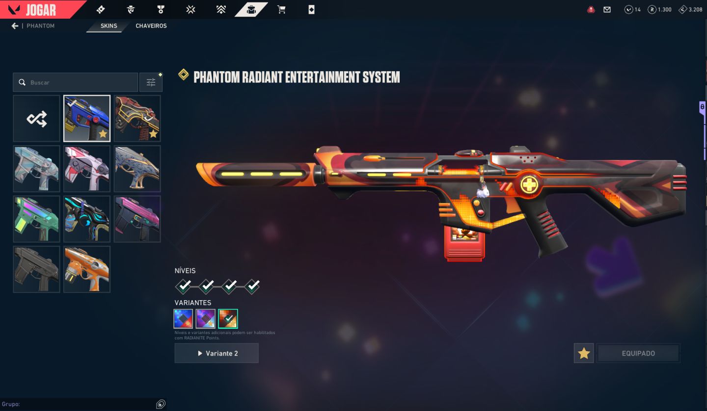Conta Valorant 11 SKINS - NIVEL 390+ ( RANK GOLD )