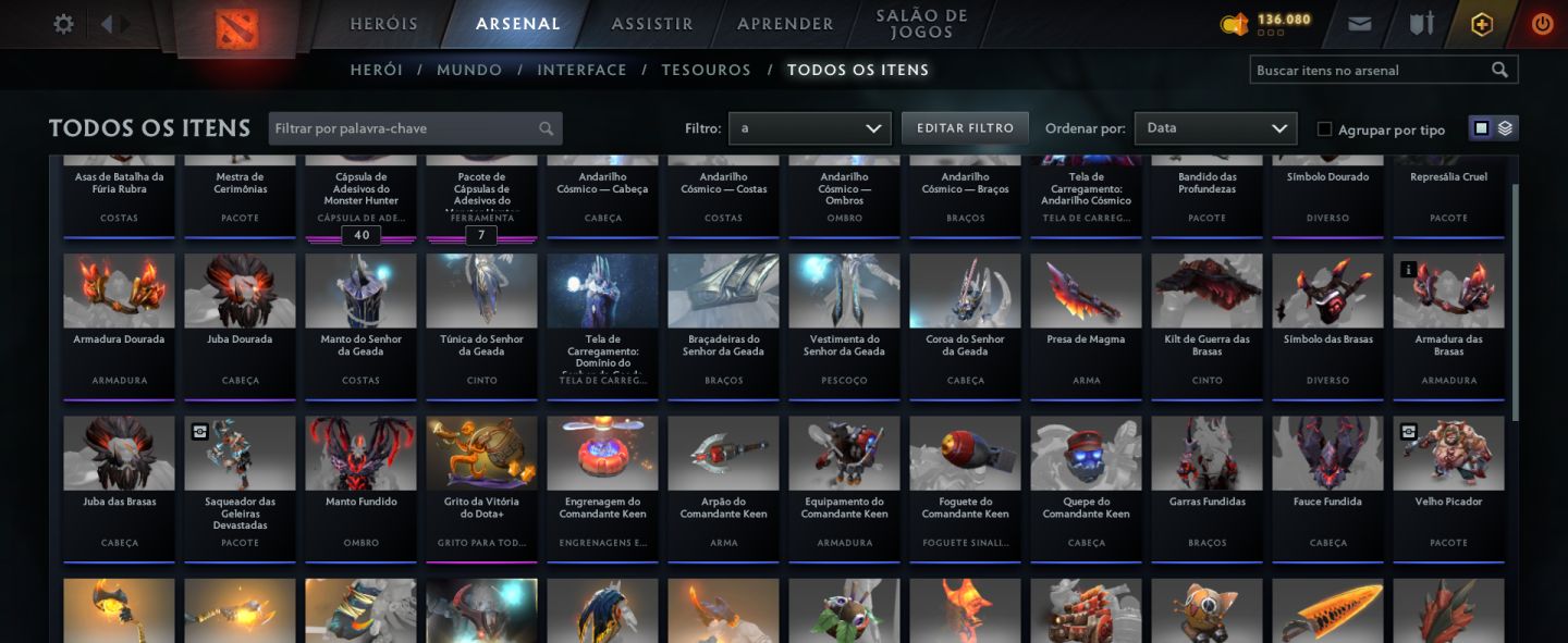 Conta Dota 2, 550 Hrs, Histórico de Arconte/Lenda, Esta para Calibrar de Novo