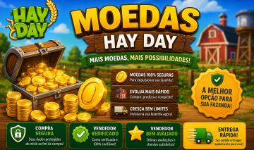 HAY DAY - 100 MIL MOEDAS GOLD PARA SUA FAZENDA