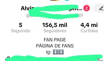 Conta TikTok 156,5k Seguidores reais!!