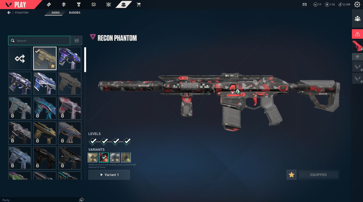 CONTA VALORANT MUITO BARATA COM MUITAS SKINS