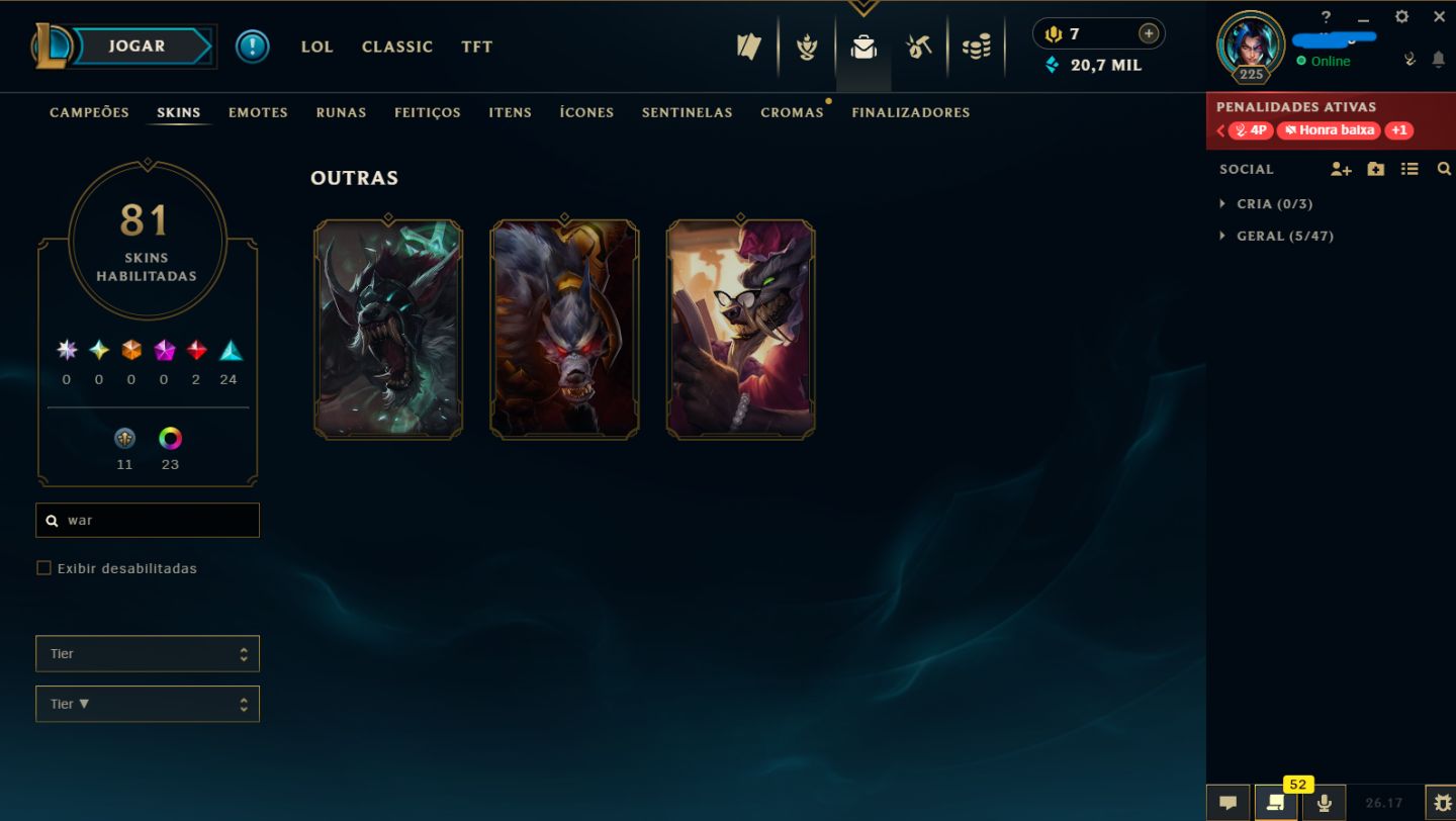 Conta Diamante 2 Win rate de 65% - Ex mestre