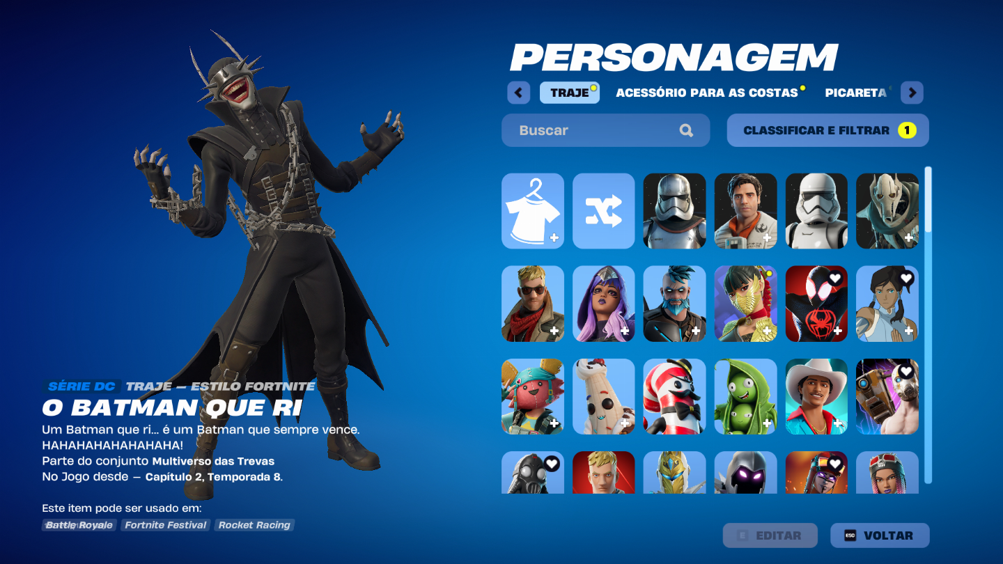 CONTA DE FORTINITE FULL ACESSO RARA E MEGA GEMADA!